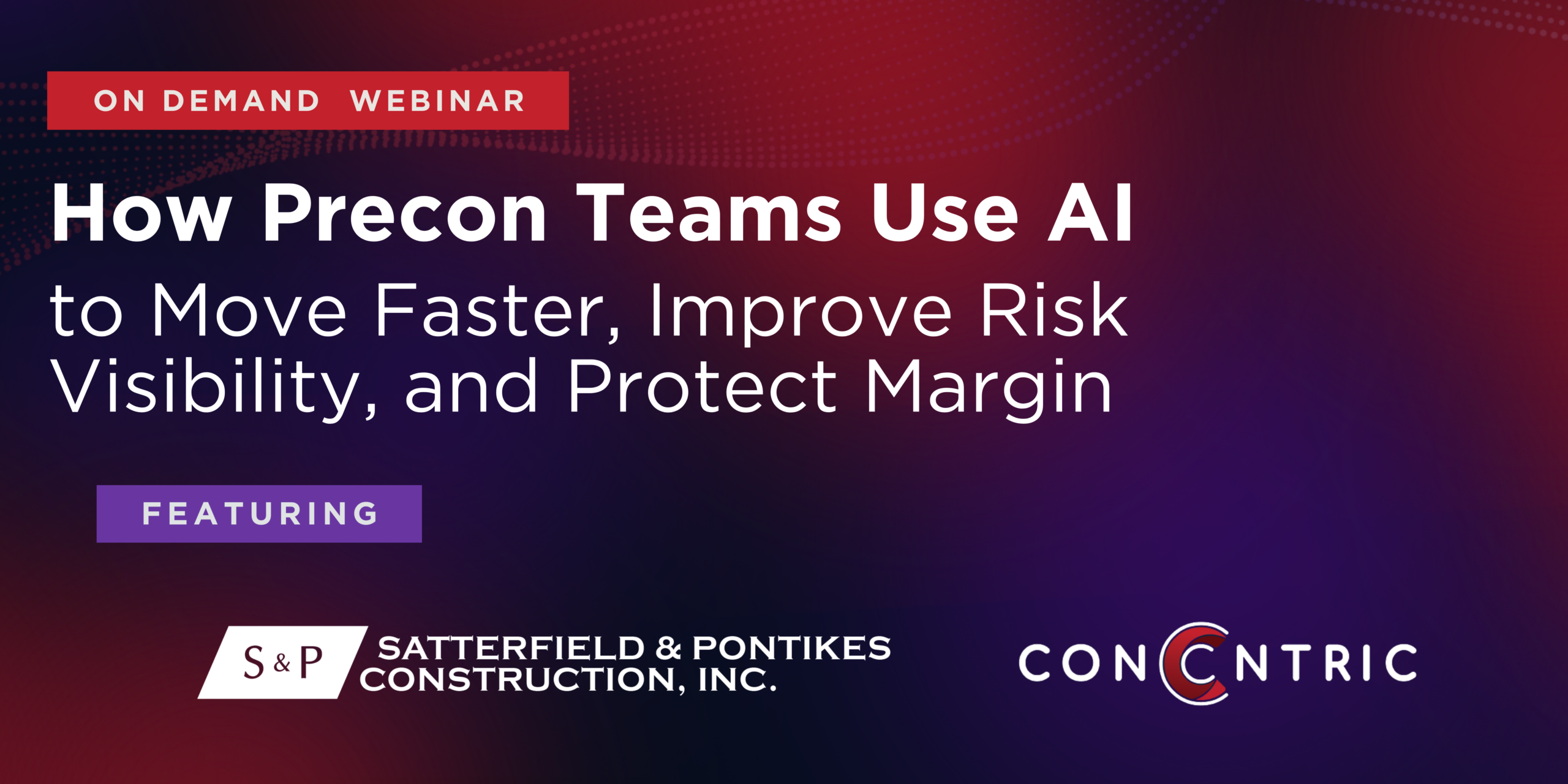 On Demand Webinar Image for Practical AI for Precon Teams Webinar